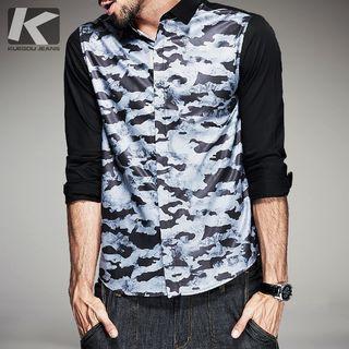 Camo Panel Shirt