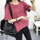 Plain Short Sleeve T-shirt