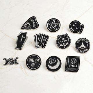 Witch Brooch (various Designs)