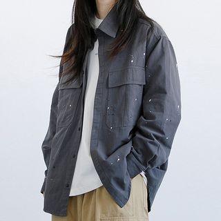 Plain Oversized Cargo Jacket