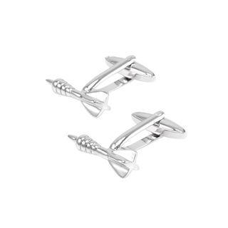 Simple Fashion Personality Dart Cufflinks Silver - One Size