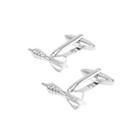 Simple Fashion Personality Dart Cufflinks Silver - One Size