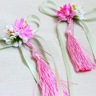 Tasseled Flower Hair Pin