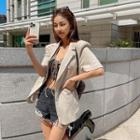 Short-sleeve Two-way Blazer