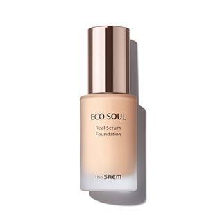 The Saem - Eco Soul Real Serum Foundation - 2 Colors #21 Light Beige