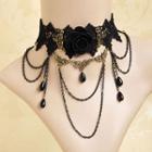 Chained Lace Choker