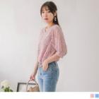 Embroidery Lace Tied Top