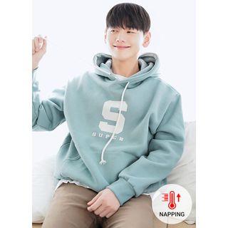 Super Brushed-fleece Lined Printed Hoodie