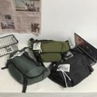 Set: Applique Crossbody Bag + Bag Charm