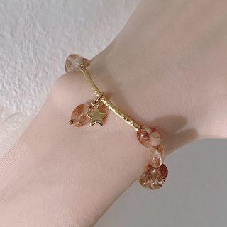 Beaded Charm Bracelet 0444a - Bracelet - One Size