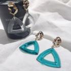 Acrylic Triangle Dangle Earring