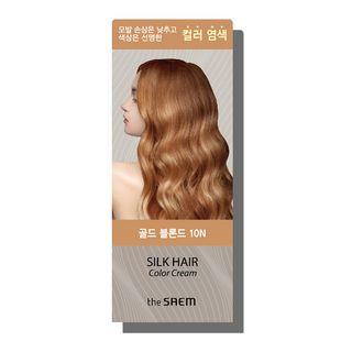 The Saem - Silk Hair Color Cream - 4 Colors #10n Gold Blonde
