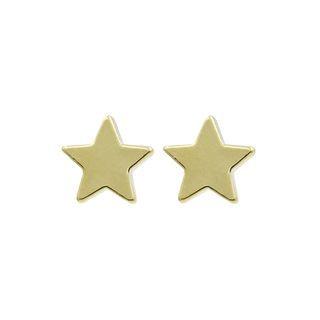 Basic Star Ear Studs Gold - One Size