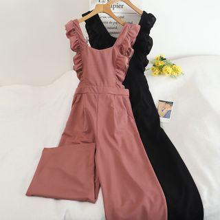 Ruffle Strap Jumpsuit