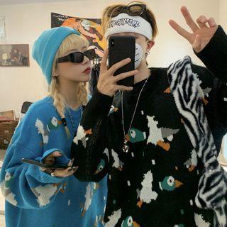 Bird Jacquard Sweater
