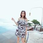 Set: Print Bikini + Swim Dress