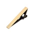 Simple Vintage Bronze Geometric Rectangular Tie Clip Silver - One Size