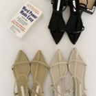 Pointy-toe Cross-strap Sandals
