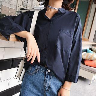 Cutout Back Shirt