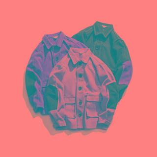 Patched Button-up Jacket