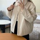 Padded Cropped Jacket Off-white - One Size