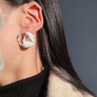 Cat Asymmetrical Alloy Earring