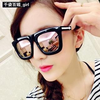 Arrow-temple Mirrored Sunglasses