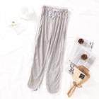 Striped Sweatpants Gray - One Size