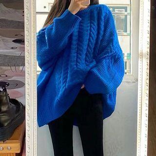 Plain Sweater / Bootcut Pants / Set
