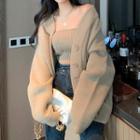 Knit Bandeau / Cardigan / Scarf