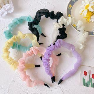 Mesh Shirred Headband