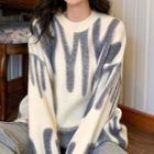 Drip Pattern Sweater