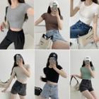 Short-sleeve Round Neck T-shirt (various Designs)