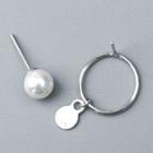 Non-matching 925 Sterling Silver Earrings