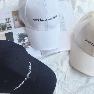 Couple Matching Lettering Cap