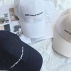 Couple Matching Lettering Cap