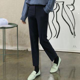 Straight-cut Dress Pants In 2 Length