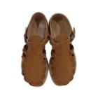Cord-detail Faux-suede Sandals
