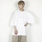 Batwing-sleeve Lettering Oversized T-shirt