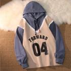 Numbering Drawstring Hoodie