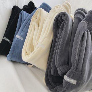 High Waist Wide-leg Jogger Sweatpants