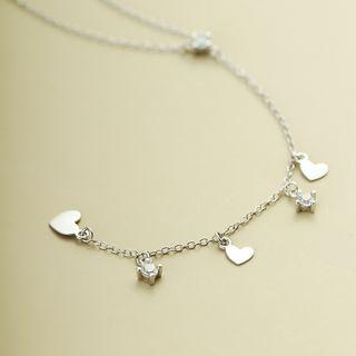 Sterling Silver Chain-drop Necklace