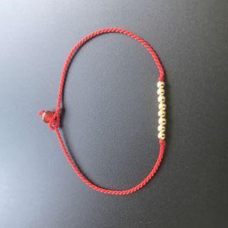 Alloy Bead String Bracelet