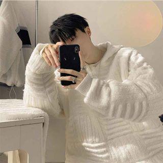 Jacquard Fleece Hoodie