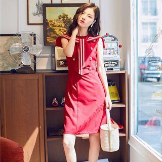 Sailor Collar Sleeveless Dress