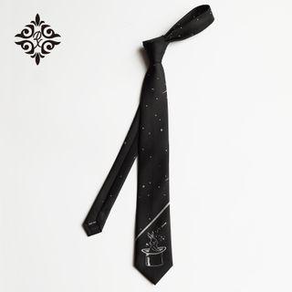Embroidered Magic Rabbit Neck Tie