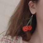 Cherry Drop Earring 1 Pair - Red - One Size