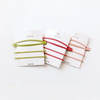 Set: Plain Hair Clip / Hair Pin