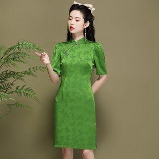 Short-sleeve Butterfly Qipao