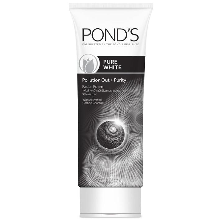 Ponds - Pure White Pollution Out + Purity Facial Foam 100g